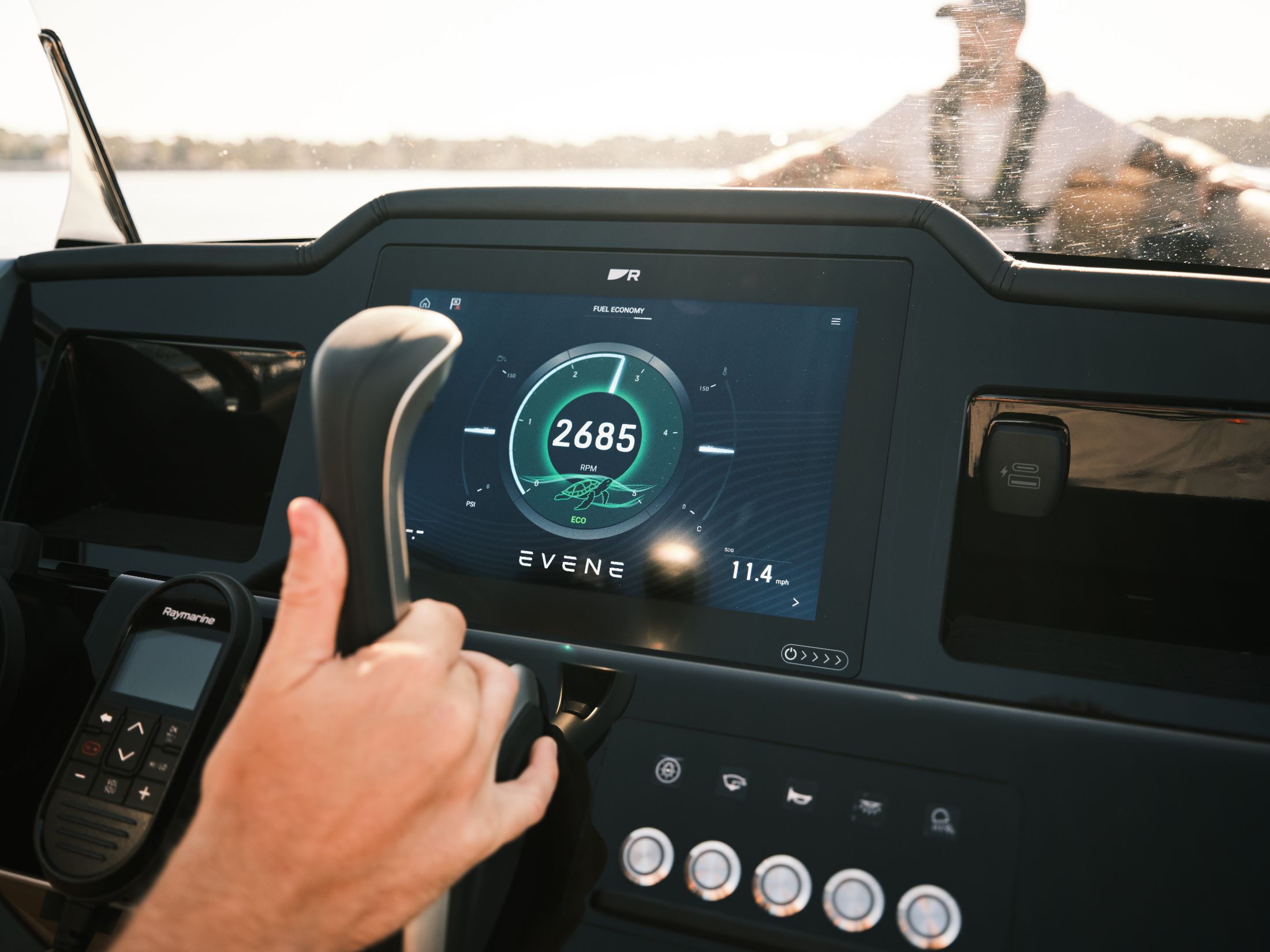 New Eco-Interface debuts on Origin Series from Evene Tenders and Raymarine