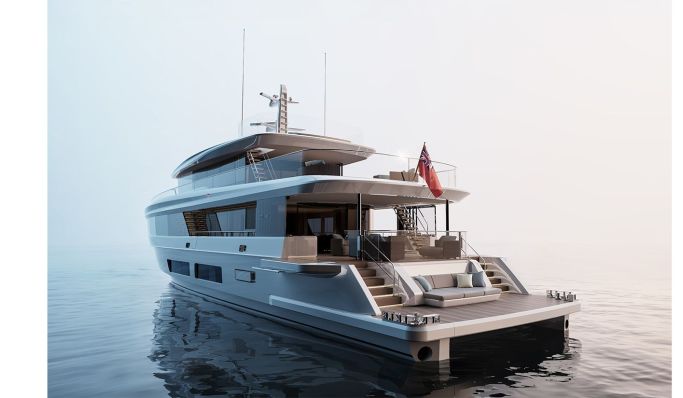 Princess Yachts reveals first images of new 33-metre Odyssey 108 at Monaco Yacht Show