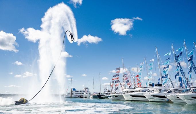 Southampton International Boat Show announces the return of its amazing On the Water Stage line-up featuring new wing foiling spectacle