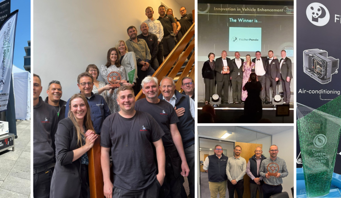 Fischer Panda UK | Power Solutions recognised for Innovation in Marine and Commercial Vehicle Sectors