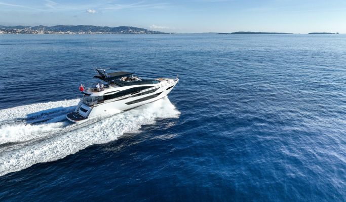 Sunseeker exhibits at the 2024 British Motor Yacht Show with a superb line-up of luxury yachts