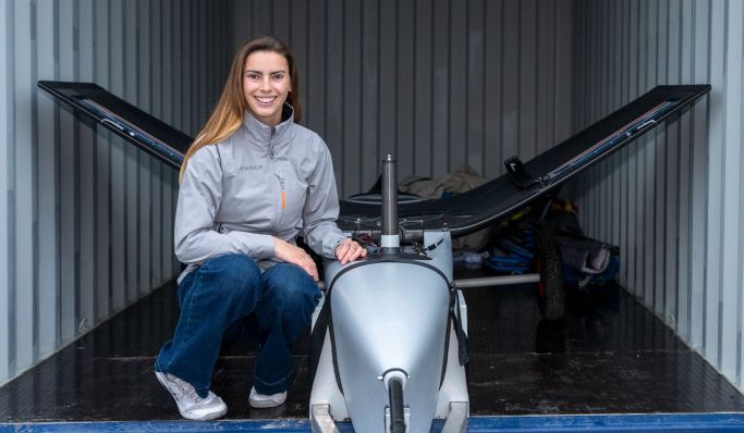 Lymington Yacht Haven New Base for Rising British Sailor Hattie Rogers