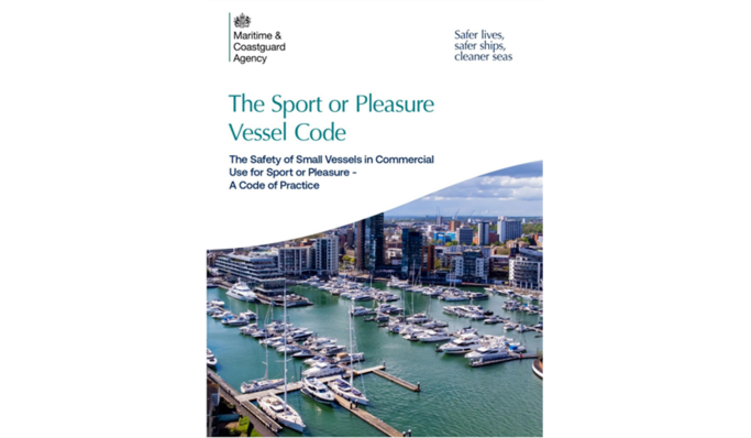 Maritime and Coastguard Agency publish the Code of Practice for Small Vessels in Commercial Use for Sport or Pleasure