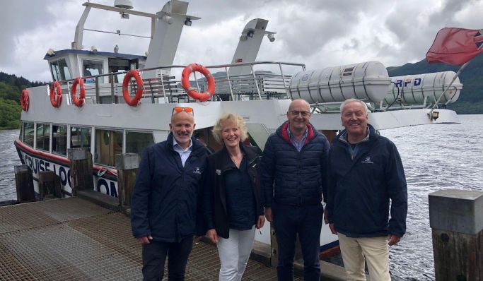 British Marine President, Robert Parton, visits Scottish marine businesses