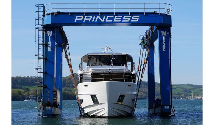 Princess Yachts on track for X90 debut as first model enters sea trail phase