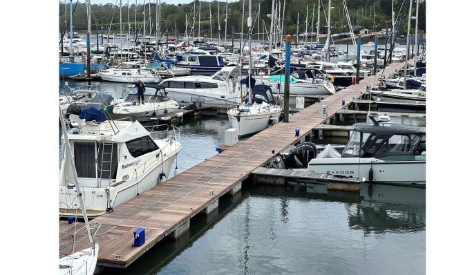 Falmouth Marina completes the first phase of its pontoon upgrade programme