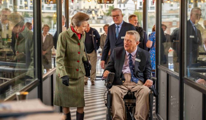 HRH The Princess Royal visit marks new chapter for WetWheels: Driving forward barrier-free boating for all
