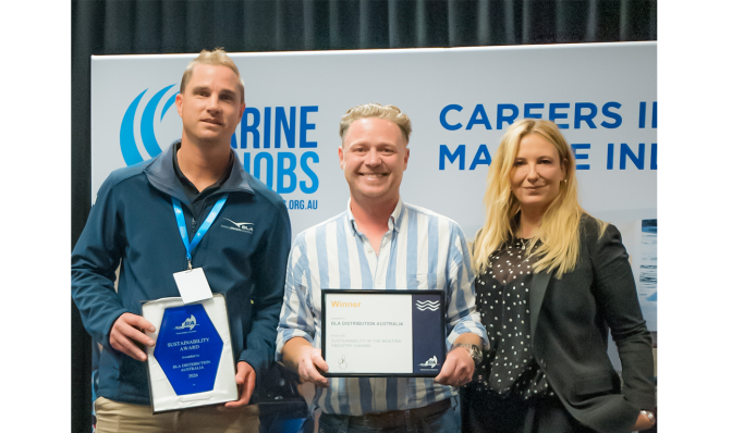 August Race - Oceans Assured™ recognised with major Australian marine industry sustainability award at The Sydney Boat Show