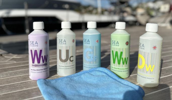 Sustainability Champion Sea Clean Launches First Waterless Cleaning Products to UK Marine Market