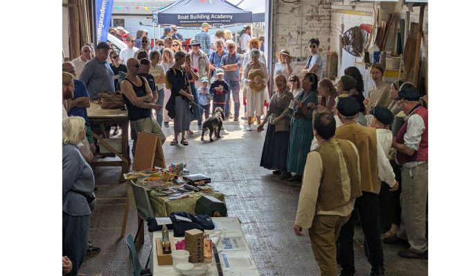 Go behind the scenes of the Boat Building Academy at its annual Open Day