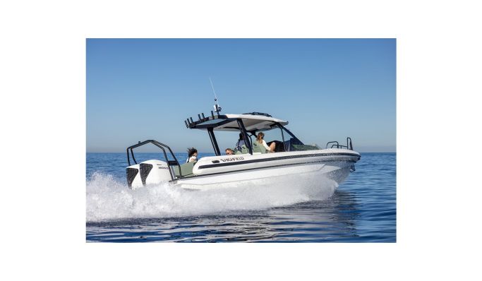 Honda Marine and Highfield Boats join forces to showcase UK debut of ADV9 Adventure Crossover at Southampton International Boat Show