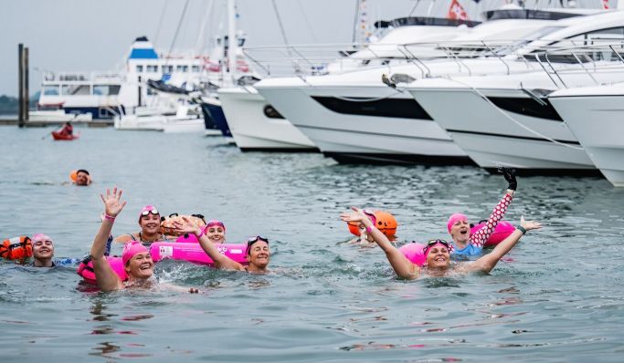 The Rose Road Association Charity Swim returns to the  Southampton International Boat Show