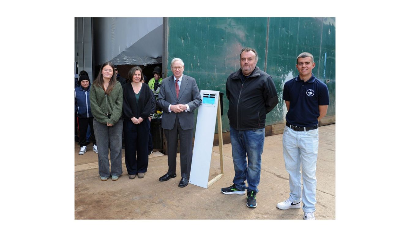 C Toms and Son welcome HRH The Duke of Gloucester to mark the completion of Boatyard Upgrade Project