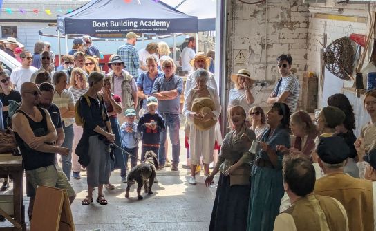Go behind the scenes of the Boat Building Academy at its annual Open Day