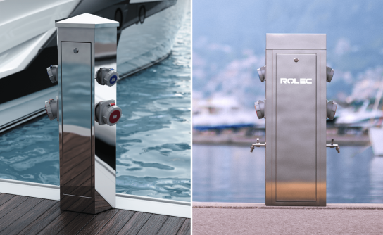 Rolec Launches New HEX & OCEAN Marina Service Pedestals at Metstrade 2025