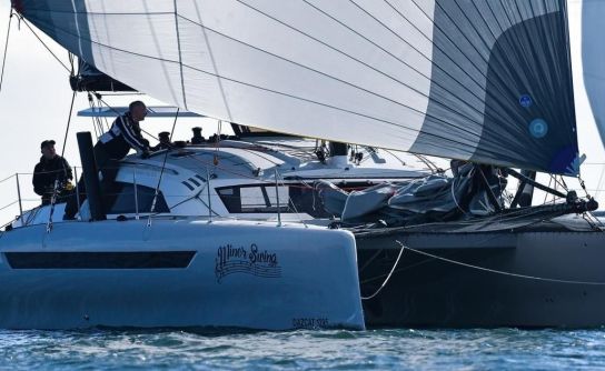 Cornish-built Dazcats sweep the 2026 RORC MOCRA Championship podium
