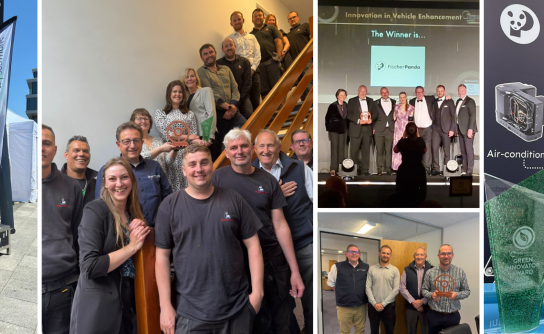 Fischer Panda UK | Power Solutions recognised for Innovation in Marine and Commercial Vehicle Sectors