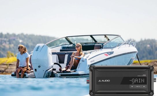 Boost the audio experience with purpose-built JL Audio AP Amplifiers from Garmin