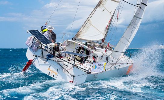Pindar by Manuport Logistics sponsor Joshua Schopfer Mini Transat Campaign