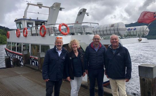 British Marine President, Robert Parton, visits Scottish marine businesses