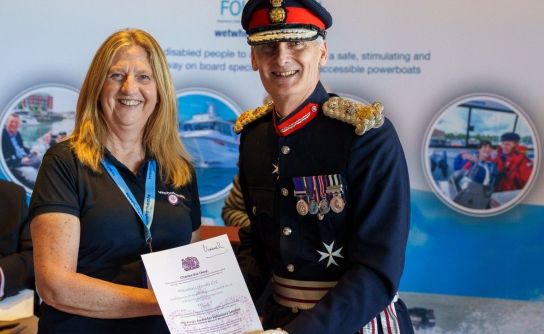 Wetwheels Hamble Celebrates 10 Years of Changing Lives and Receives Prestigious King’s Award for Voluntary Service