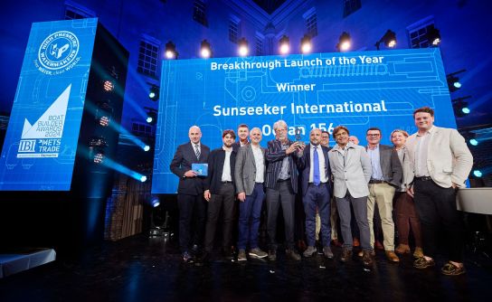Sunseeker Ocean 156 wins ‘Breakthrough Launch of the Year’ at the 10th anniversary Boat Builder Awards