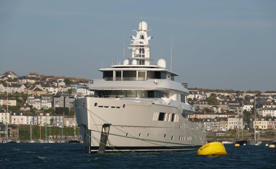 Falmouth Harbour invests £50,000 in new Superyacht and Large Vessel Moorings