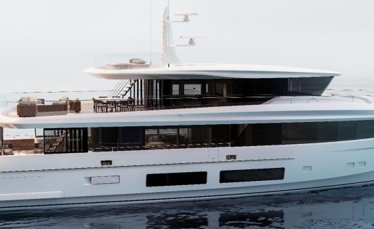 Princess Yachts reveals first images of new 33-metre Odyssey 108 at Monaco Yacht Show