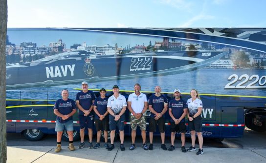 savvy navvy partners with 2023 Class 1 World Champions, 222 Offshore Australia