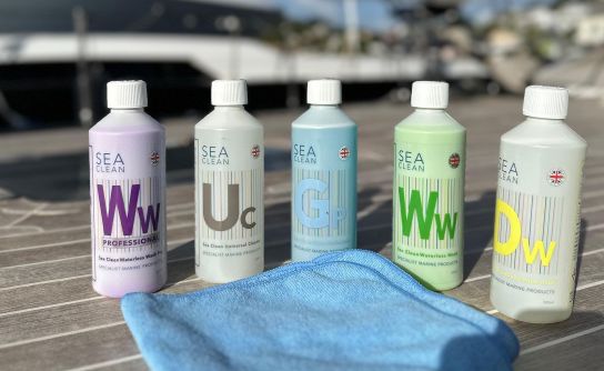 Sustainability Champion Sea Clean Launches First Waterless Cleaning Products to UK Marine Market