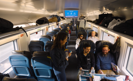 Metstrain: the sustainable way to travel to Metstrade