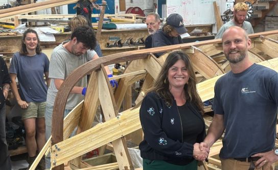 British Marine South West Drives Support for the Lyme Regis Boat Building Academy