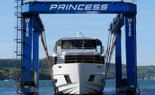 Princess Yachts on track for X90 debut as first model enters sea trail phase